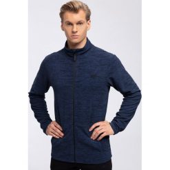 Polar męski PLM304 - granat melanż. Bluzy z polaru męskie marki 4f. W wyprzedaży za 59.99 zł.