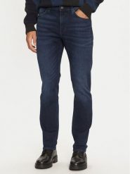 Mustang Jeansy Vegas 1015495 Granatowy Slim Fit. Niebieskie jeansy męskie Mustang, bez wzorów, z bawełny. Za 209.99 zł.
