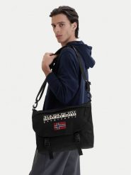 Napapijri Torebka H-Reflect MSGR NP0A4G489411 Czarny. Czarne torby męskie na ramię Napapijri, bez wzorów, z materiału, na ramię. Za 399.99 zł.