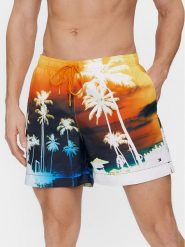 Tommy Hilfiger Szorty kąpielowe Photoprint UM0UM03295 Kolorowy Regular Fit. Kąpielówki męskie Tommy Hilfiger, bez wzorów, z syntetyku. Za 269.99 zł.