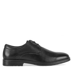 Półbuty Sergio Bardi. Czarne eleganckie półbuty męskie Sergio Bardi, wizytowe, bez obcasa, bez zapięcia. Za 149.99 zł.