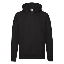 Męska Bluza Z Kapturem Premium. Czarne bluzy nierozpinane męskie Fruit of the Loom, m, bez wzorów, z kapturem. Za 112.99 zł.
