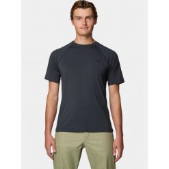 Koszulka sportowa męska Mountain Hardwear Crater Lake. Czarne t-shirty sportowe męskie MOUNTAIN HARDWEAR, m, bez wzorów, sportowe, bez ramiączek. Za 239.00 zł.