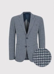 PAKO LORENTE – Granatowa marynarka w pepitkę. Marynarki męskie Pako Lorente, m, bez wzorów, z bawełny. Za 799.99 zł.