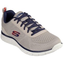 Adidasy Skechers Track - Leshur, Mężczyźni. Brązowe buty trekkingowe męskie Skechers, bez wzorów, sportowe, bez obcasa, bez zapięcia. Za 490.00 zł.