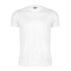 Koszulka Rea Tape Biała. Białe t-shirty sportowe męskie REA TAPE, l, bez wzorów, sportowe, bez ramiączek. W wyprzedaży za 14.99 zł.