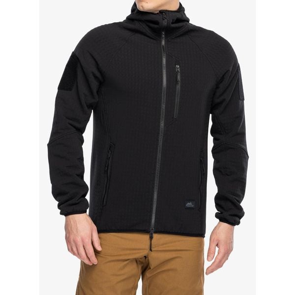 Kurtka polarowa męska Helikon-Tex Polar Patriot Pro. Czarne bluzy z polaru męskie Helikon-Tex, m, bez wzorów, z polaru, sportowe, bez ramiączek, bez kaptura. Za 524.99 zł.