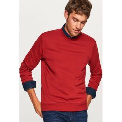 Gładka bluza Basic - Czerwony. Czerwone bluzy nierozpinane męskie Reserved. Za 59.99 zł.