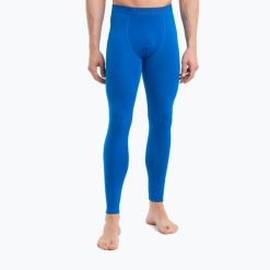 Spodnie termoaktywne męskie icebreaker Merino. Niebieskie bielizna termoaktywna męska Icebreaker, m, bez wzorów, bez ramiączek, narciarskie. Za 349.99 zł.