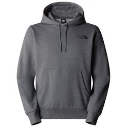 Bluza turystyczna męska The North Face M Simple Dome Hoodie. Szare bluzy nierozpinane męskie The North Face, m, bez wzorów, sportowe, bez ramiączek, bez kaptura. Za 264.00 zł.