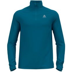 Bluza z półgolfem narciarska męska Odlo BERRA LIGHT. Niebieskie bielizna termoaktywna męska Odlo, m, bez wzorów, bez ramiączek, narciarskie. W wyprzedaży za 254.05 zł.