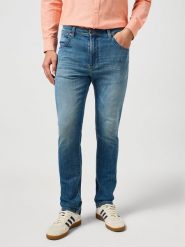 WRANGLER MĘSKIE SPODNIE JEANSOWE WRANGLER LARSTON TRAIL TONE 112362456. Jeansy męskie Wrangler, bez wzorów, z jeansu. Za 209.99 zł.