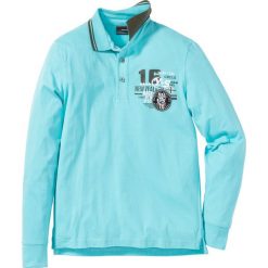 Shirt polo z długim rękawem Regular Fit bonprix morski. Koszulki męskie z długim rękawem marki bonprix. Za 49.99 zł.
