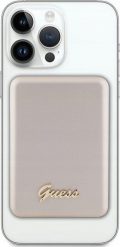 Powerbank Guess Guess Powerbank indukcyjny 5W GUPBM3ALGSGD 3000mAh złoty/gold MagSafe Metal Script Logo. Żółte powerbanki Guess. Za 130.63 zł.