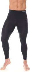 Brubeck Legginsy męskie Comfort Wool grafitowe r. XL (LE10930). Szare bielizna termoaktywna męska Brubeck, m, bez wzorów, bez ramiączek. Za 155.00 zł.