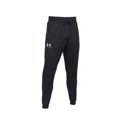 Spodnie sportowe męskie Under Armour Spodnie Męskie Sportstyle Jogger. Czarne długie spodnie sportowe męskie Under Armour, bez wzorów, do piłki nożnej. Za 331.00 zł.