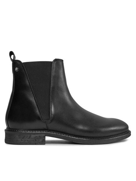 Jack & Jones Sztyblety 12241133 Czarny. Czarne sztyblety męskie Jack & Jones, ze skóry, bez obcasa, bez zapięcia. Za 399.99 zł.