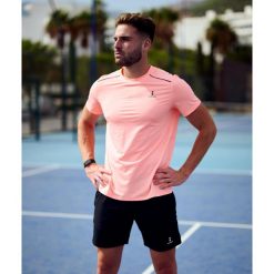 Koszulka sportowa męska Performance. Brązowe t-shirty sportowe męskie NORDICDOTS, l, bez wzorów, sportowe, bez ramiączek. W wyprzedaży za 161.00 zł.