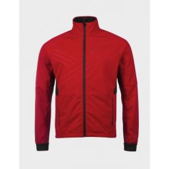 Kurtka do narciarstwa biegowego męska Halti Falun Softshell XCT. Czerwone kurtki męskie Halti, na zimę, m, bez wzorów, z softshellu, sportowe, bez ramiączek, bez kaptura. Za 844.99 zł.