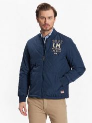La Martina Kurtka przejściowa VMO300 PL028 Granatowy Regular Fit. Niebieskie kurtki męskie La Martina, l, bez wzorów, z syntetyku, bez ramiączek, bez kaptura. Za 1,199.00 zł.