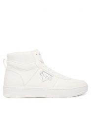 Guess Sneakersy FMFICE ELE12 Biały. Białe buty sportowe na co dzień męskie Guess, m, z aplikacjami, ze skóry, bez ramiączek, bez kaptura. Za 469.99 zł.