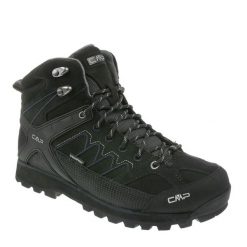 Cmp Buty Moon Mid Wp 31Q4797-U901. Czarne buty trekkingowe męskie CMP, bez wzorów, sportowe, bez obcasa, bez zapięcia. W wyprzedaży za 479.99 zł.