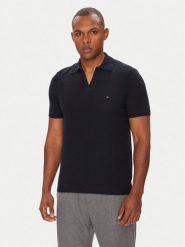 Tommy Hilfiger Polo MW0MW39531 Granatowy Regular Fit. Niebieskie koszulki polo męskie Tommy Hilfiger, l, bez wzorów, z syntetyku, bez kołnierzyka, bez ramiączek. Za 349.99 zł.