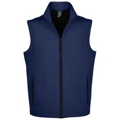 Softshellowa Kamizelka Dla Dorosłych Unisex Race. Niebieskie kamizelki męskie SOL'S, s, bez kaptura. Za 131.99 zł.