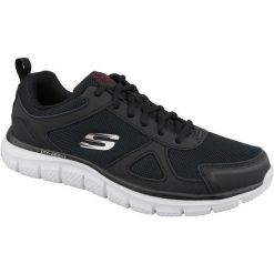 Buty do biegania męskie, Skechers Track-Scloric. Czarne buty sportowe na co dzień męskie Skechers, m, bez wzorów, z materiału, casualowe, bez ramiączek, bez kaptura, do biegania. Za 219.00 zł.