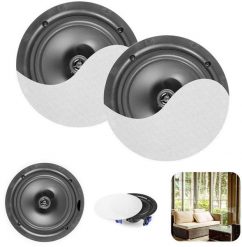 Zestaw głośników sufitowych niskoprofilowych NCBT5 ze wzmacniaczem BT 5,25" biały one size. Zestawy głośników Power Dynamics. Za 249.00 zł.