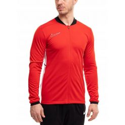 Bluza Męska Rozpinana Nike Academy 25 Sportowa Dresowa Treningowa roz. XL. Czerwone bluzy bez kaptura męskie Nike, m, bez wzorów, z dresówki, sportowe, bez ramiączek, bez kaptura. Za 142.00 zł.