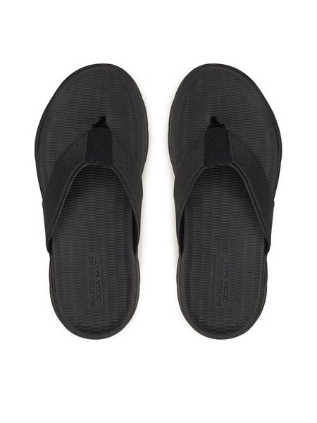 Skechers Japonki Go Consistent Sandal-Penthouse 229036/BBK Czarny. Czarne klapki i japonki męskie Skechers, bez wzorów, z materiału. Za 199.99 zł.