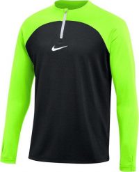 Nike Bluza męska Nike NK Dri-FIT Academy Drill Top K czarno-zielona DH9230 010 XL. Czarne bluzy nierozpinane męskie Nike, m, bez wzorów, bez ramiączek, bez kaptura. Za 174.27 zł.