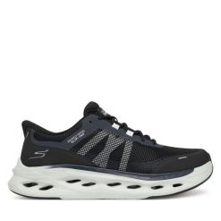 Buty do biegania Skechers. Czarne buty do biegania męskie Skechers, bez wzorów, bez zapięcia, do biegania. Za 499.99 zł.
