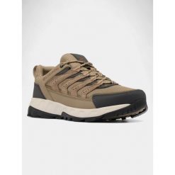 Buty turystyczne męskie Columbia Strata Trail Low. Brązowe buty trekkingowe męskie Columbia, bez wzorów, sportowe, bez obcasa, bez zapięcia. Za 469.00 zł.