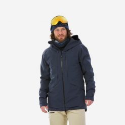 Kurtka narciarska męska Wedze FR100. Niebieskie kurtki narciarskie i snowboardowe męskie WED'ZE, na zimę, m, bez wzorów, z materiału, bez kaptura, narciarskie. Za 299.99 zł.