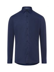 Finshley & Harding Koszula męska - Easy Care Mężczyźni Modern Fit Bawełna niebieski jednolity, 40. Niebieskie koszule męskie Finshley & Harding, m, bez wzorów, z bawełny, bez kołnierzyka, bez ramiączek. Za 199.95 zł.