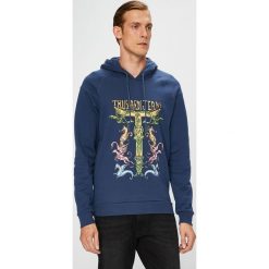 Trussardi Jeans - Bluza. Szare bluzy nierozpinane męskie TRUSSARDI JEANS, z nadrukiem, z bawełny. W wyprzedaży za 379.90 zł.