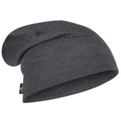 Czapka dla dorosłych Buff Merino Heavyweight Beanie. Szare czapki męskie Buff, bez wzorów, z wełny, sportowe. Za 149.99 zł.