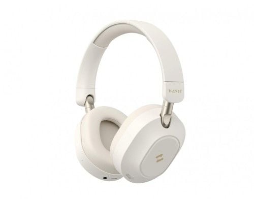 Słuchawki bezprzew. bluetooth Havit H668BT beżowy. Brązowe słuchawki bluetooth Havit. Za 128.99 zł.