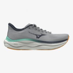 Buty do biegania męskie Mizuno Wave Sky 9 harbor. Szare buty do biegania męskie Mizuno, bez wzorów, bez zapięcia, do biegania, mizuno wave. Za 599.99 zł.