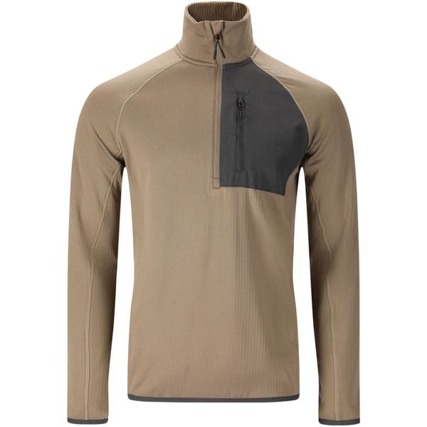 Bluza rozpinana Whistler Helge. Brązowe bluzy rozpinane męskie Whistler, bez wzorów, sportowe, bez ramiączek, bez kaptura. W wyprzedaży za 214.00 zł.