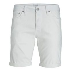 Krótka kurtka Jack & Jones Rick białe dżinsy. Czerwone kurtki męskie Jack&Jones, bez wzorów, sportowe, bez ramiączek, bez kaptura. Za 190.35 zł.