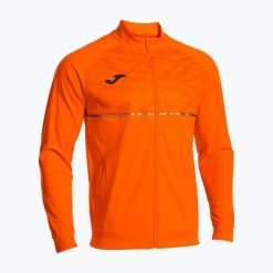 Bluza do biegania męska Joma Record III Full Zip. Brązowe bluzy nierozpinane męskie Joma, m, bez wzorów, sportowe, bez ramiączek, bez kaptura. Za 129.99 zł.