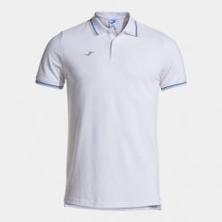 Polo Joma Confort Classic. Białe koszulki polo męskie Joma, m, bez wzorów, sportowe, bez kołnierzyka, bez ramiączek. W wyprzedaży za 132.50 zł.