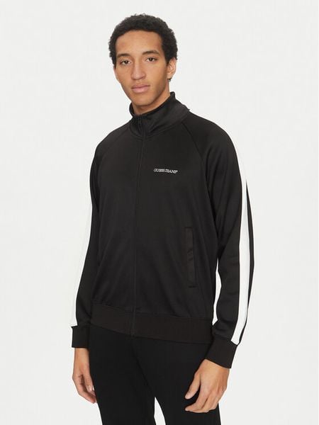 Guess Jeans Bluza M5GQ29 KB212 Czarny Regular Fit. Czarne bluzy rozpinane męskie Guess Jeans, m, z aplikacjami, z jeansu, bez ramiączek, bez kaptura. Za 209.99 zł.