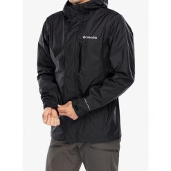 Kurtka przeciwdeszczowa męska Columbia Pouring Adventure III Jacket. Czarne kurtki męskie Columbia, m, bez wzorów, sportowe, bez ramiączek, bez kaptura. Za 309.99 zł.