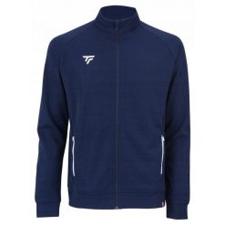 Bluza tenisowa rozpinana męska Tecnifibre Team Jacket. Niebieskie bluzy rozpinane męskie TECNIFIBRE, m, bez wzorów, sportowe, bez ramiączek, bez kaptura. W wyprzedaży za 229.00 zł.