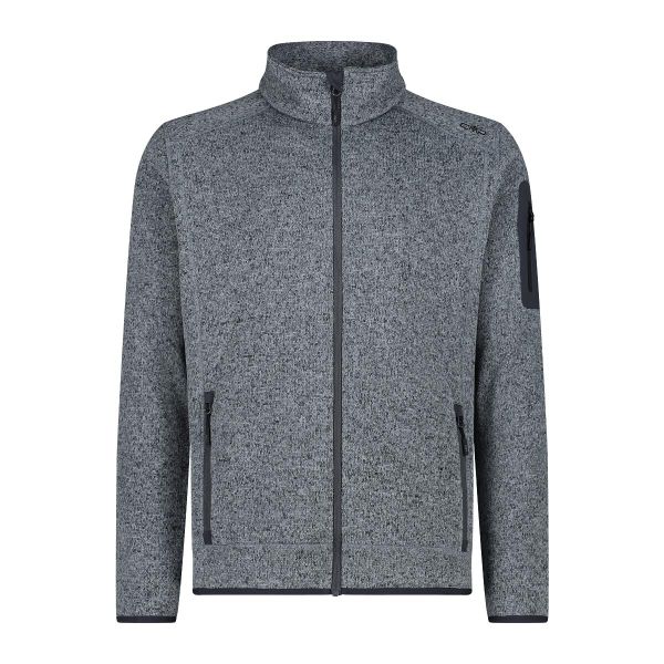 Bluza męska turystyczna CMP 3H60747N. Szare bluzy nierozpinane męskie CMP, l, bez wzorów, sportowe, bez ramiączek, bez kaptura. Za 266.00 zł.