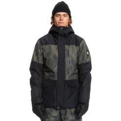 Kurtka narciarska męska Quiksilver Mission. Czarne kurtki narciarskie i snowboardowe męskie Quiksilver, na zimę, m, bez wzorów, z poliesteru, bez kaptura, narciarskie. Za 516.00 zł.